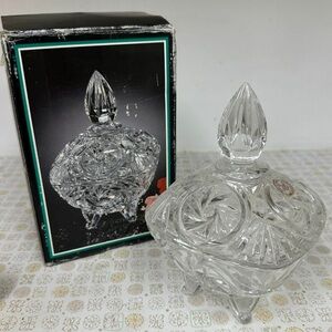 Crystal Clear Lidded Candy Dish